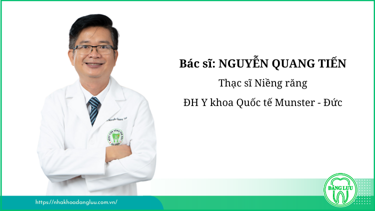 Thạc sĩ Bác sĩ Nguyễn Quang Tiến