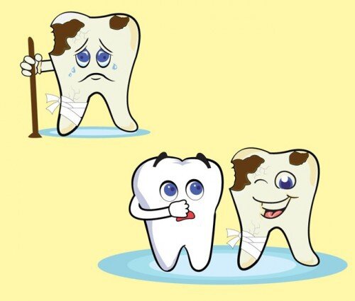 Qúa trình vi khuẩn tàn phá răng